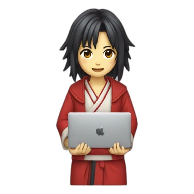 kurenai-yuhi-with-a-macbook sticker