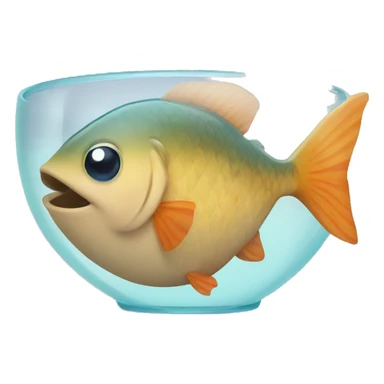 fish in a bowl sticker