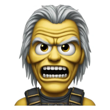 Eddie the head de Iron Maiden  sticker