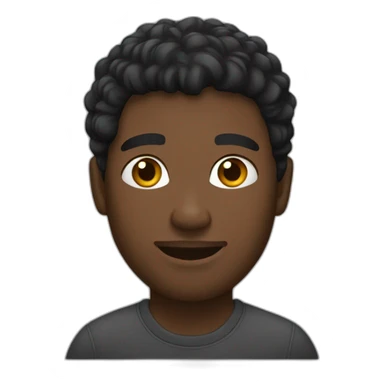 Black albine guy sticker