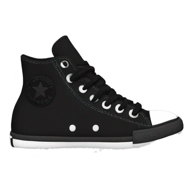 Converse black  sticker