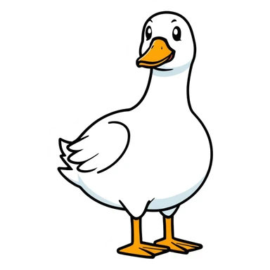 Silly goose sticker