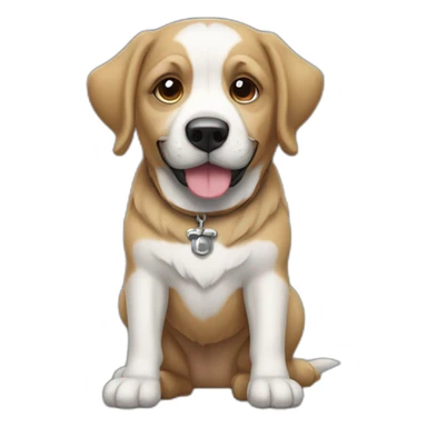 Perro pastor alemán sticker