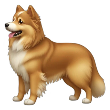 dog svensk lapphund sticker
