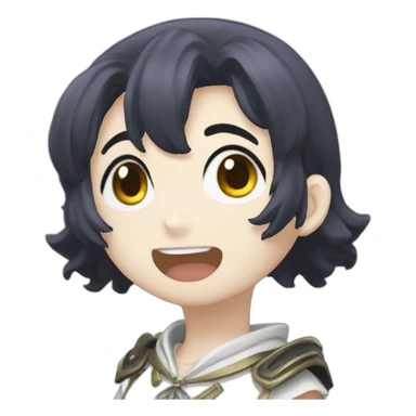 Albedo of overlord sticker