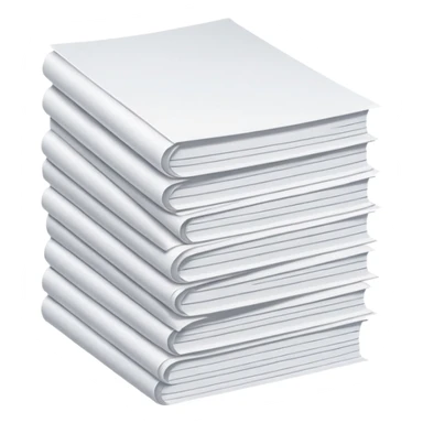Stack of papers sticker