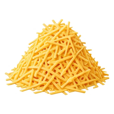 Grated cheese sticker
