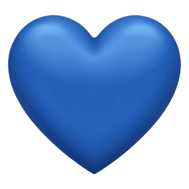 blue (royal blue shade) heart sticker