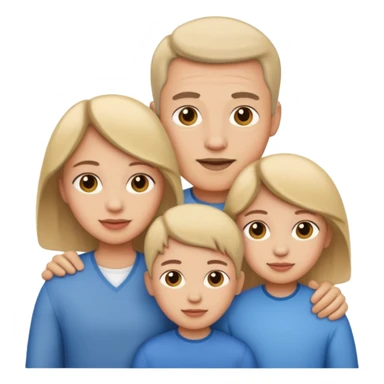 family light skin sticker