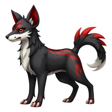 Houndoom-Mightyena (full body) sticker