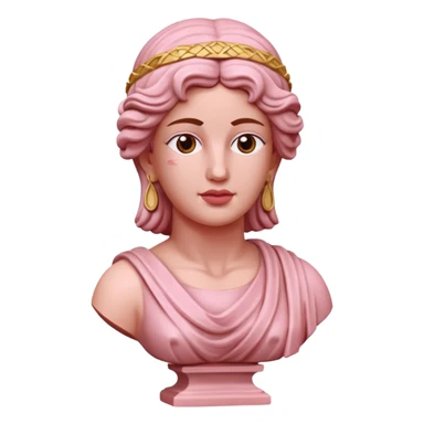 Woman grecian Statue fine art made of spam meat sticker