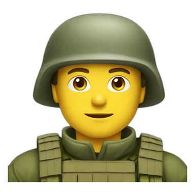 Ukrainian soldies sticker