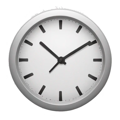 relogio branco sticker