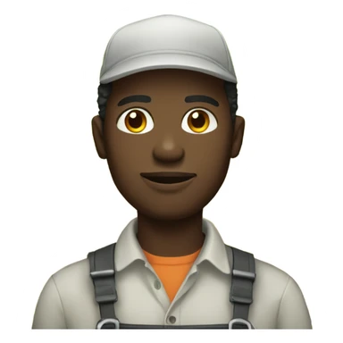 Black guy farming sticker