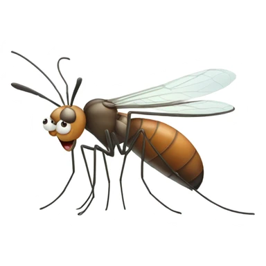 Happy mosquito  sticker