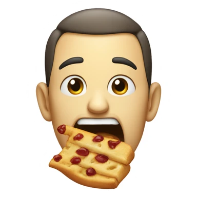 hungry salivating sticker