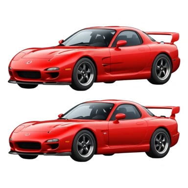 Mazda RX-7 best view sticker