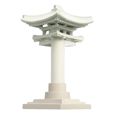 japan monument sticker