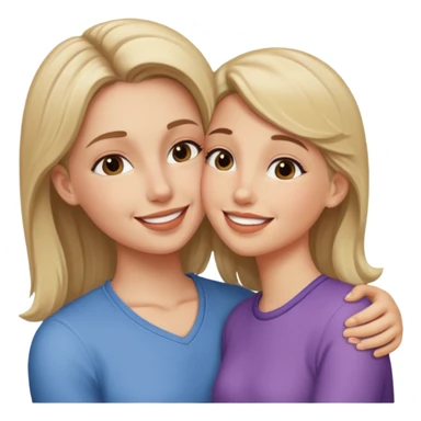 Someone kissing a girl  sticker