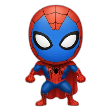 Spiderman con bandera Argentina sticker