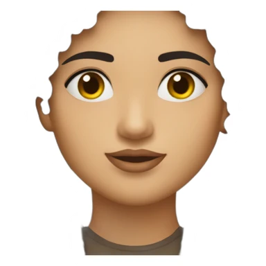 Carita morena  sticker