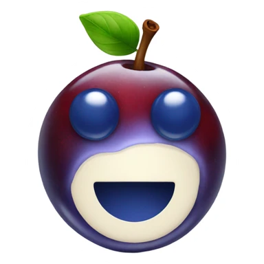 blueberry with cherry sticker