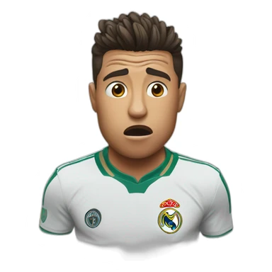 Ronaldo shocked sticker