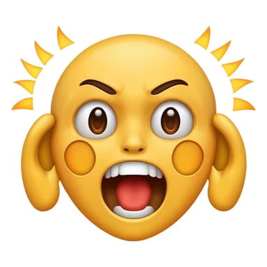 Someone screaming as loud as they can sticker