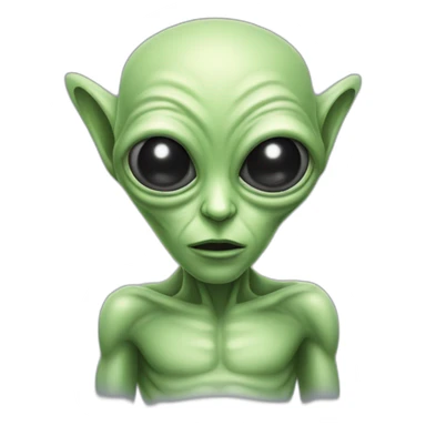 alien with hypno-eyes sticker