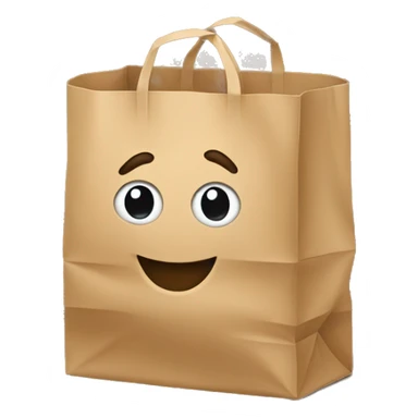 Grocery bag sticker