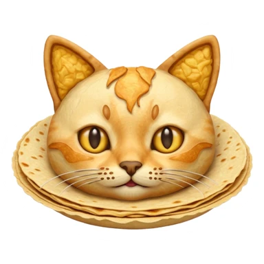 Tortilla cat sticker