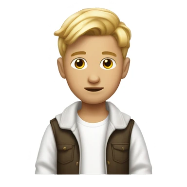 little white boy with cholo aura sticker