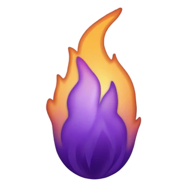 PURPLE FIRE sticker