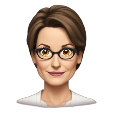 Evil Tina fey sticker