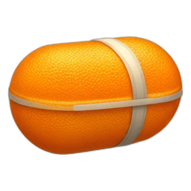 Capsule Orange sticker
