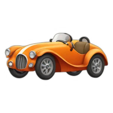 Voiture de course  sticker