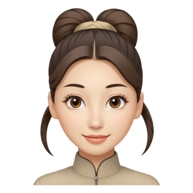 ผู้หญิงรูปหน้า
ดวงตา: สีเทาใส ไล่เฉดอ่อนเข้ม มีไฮไลต์เล็ก ๆ ทำให้ดูเฉียบ
ชั้นตา: สองชั้นชัด ปลายหางตาเฉียงขึ้นเล็กน้อย
ขนตา: ยาว งอน เน้นความคม
คิ้ว: สไตล์สาวเกาหลีสายเท่
ริมฝีปาก: ทรงกระจับบาง ยิ้มมุมปากเดียว
ผิว: ขาวอมเบจ ผิวแมตต์เรียบ
ผมหางม้าสูงตึง sticker