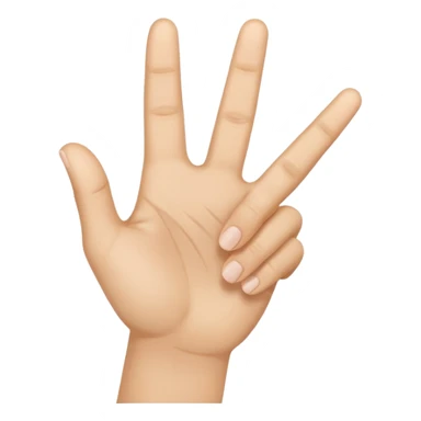 Yvl hand sign sticker