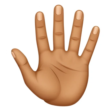 haz una mano que sea así 👇🏽 pero al revés sticker