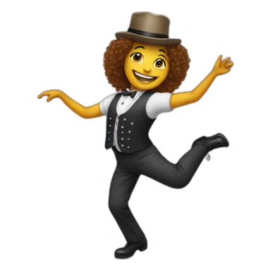 tap dancer sticker