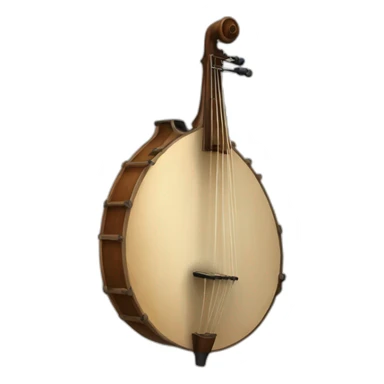 bombarde music instrument sticker