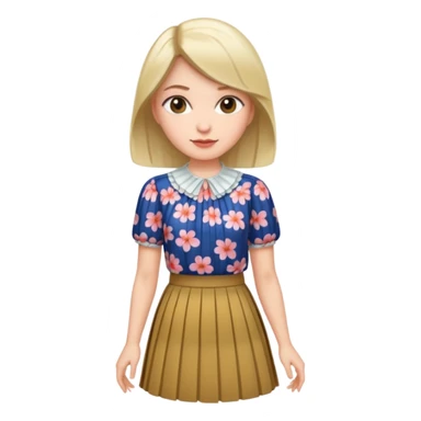 skirt and blouse sticker