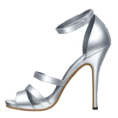 Silver heels  sticker