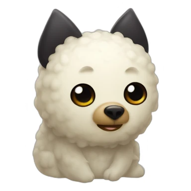 Tapioca-bear-bat sticker