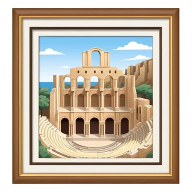Cinematic Realistic Odeon of Herodes Atticus Emoji sticker