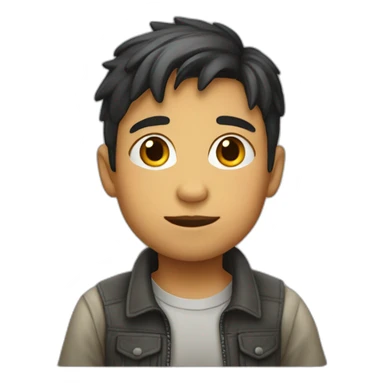 niño de 10 años rubio  sticker