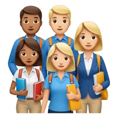 create an emoji to represent foot traffic (at a tradeshow) sticker