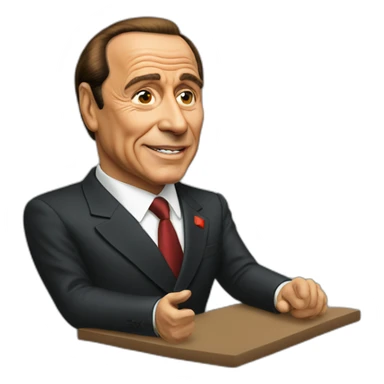 silvio berlusconi sticker