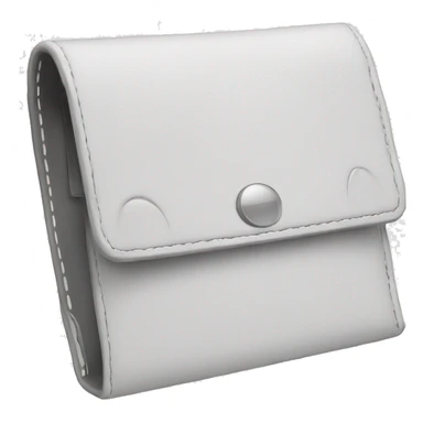 Empty wallet transparent white sticker