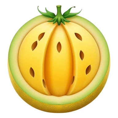 yellow melon sticker
